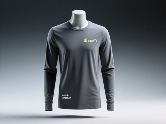 Anti-AI Detection Long Sleeve - Phantom Gray